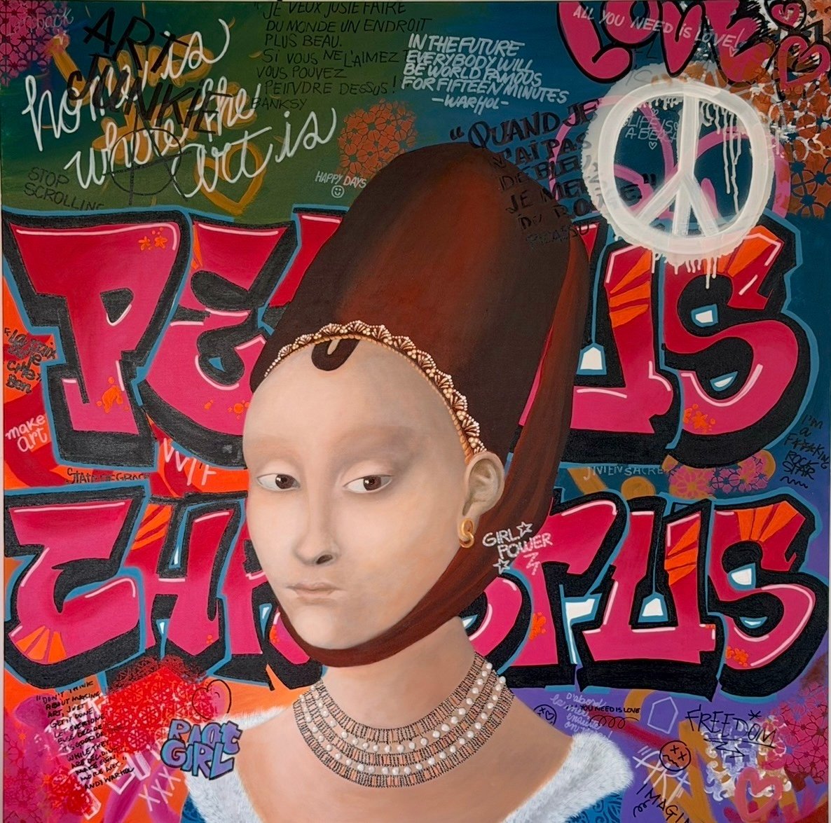 Œuvre récente de Lyne Meloche artiste peintre